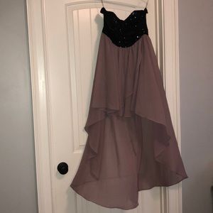 Strapless Formal Dress
